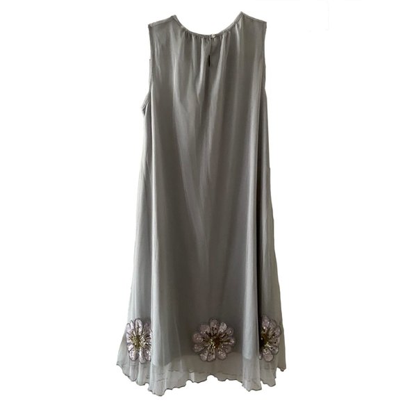 GIRL'S GRAY DRESS - Picture 4 of 6